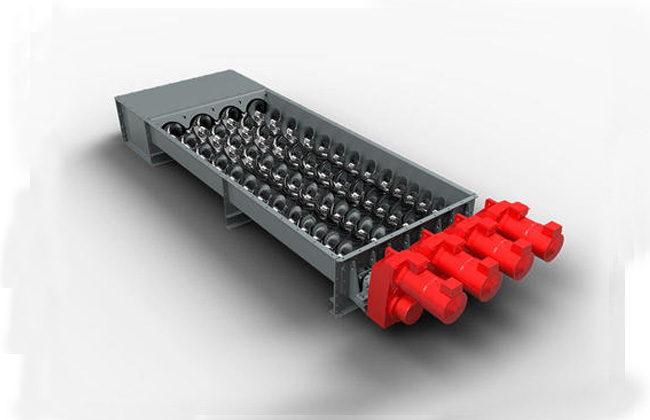 兩無軸葉片旋向相反,抗纏繞、不堵料