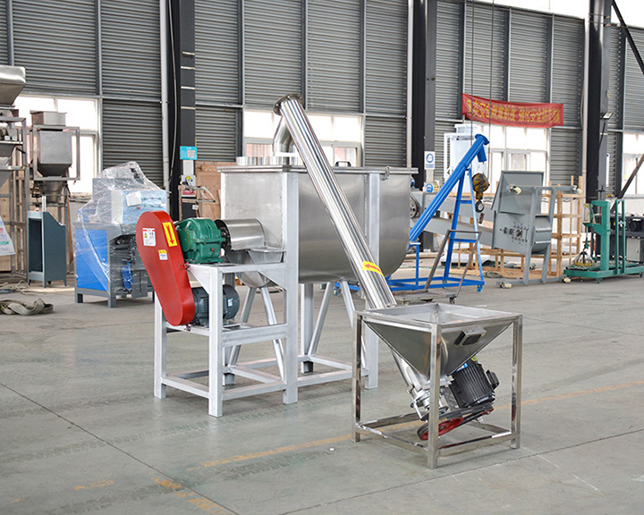 螺旋軸與吊、頭、尾軸承嵌入連接