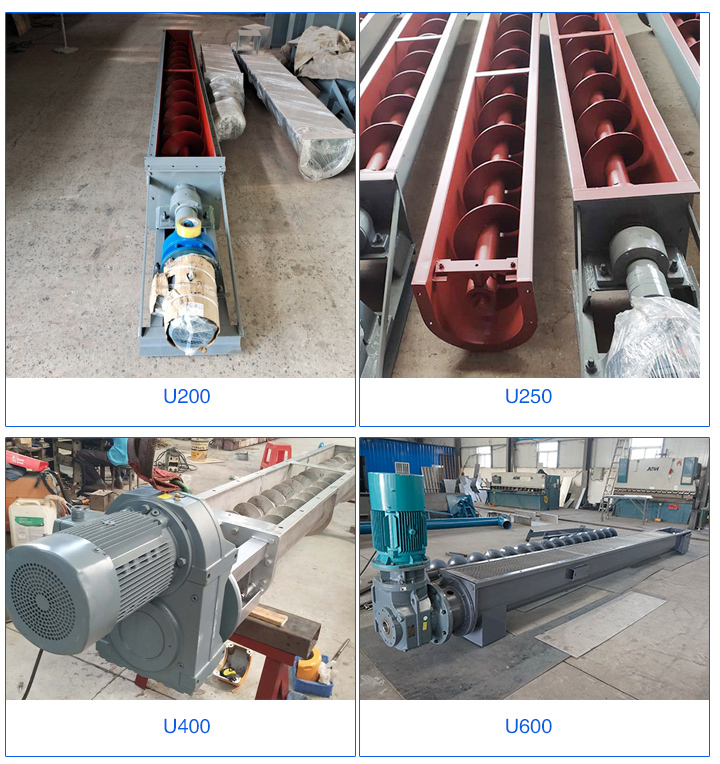輸送量決定了螺旋輸送機型號的選擇，用戶所需輸送物料的產量越大，選擇的螺旋給料機型號也就越大